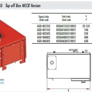 Gersan 25-125A ÇIKIŞ KUTUSU MCCB VERSİYONLU GGD 401253