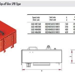 Gersan 250A ÇIKIŞ KUTUSU SYK TİP GGD 402500