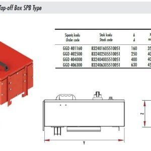 Gersan 400A ÇIKIŞ KUTUSU SYK TİP GGD 404000