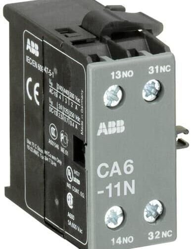 ABB GJL1201317R0004 CA6-11N Auxiliary Contact 1NO/1NC