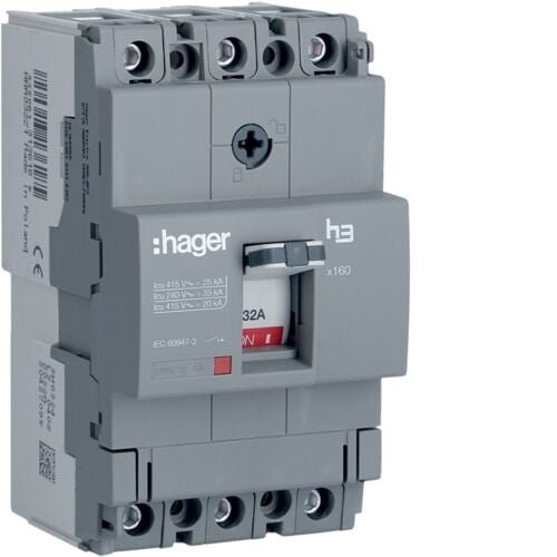 3P 25kA 32A sbt/sbt Kompak Şalter x160