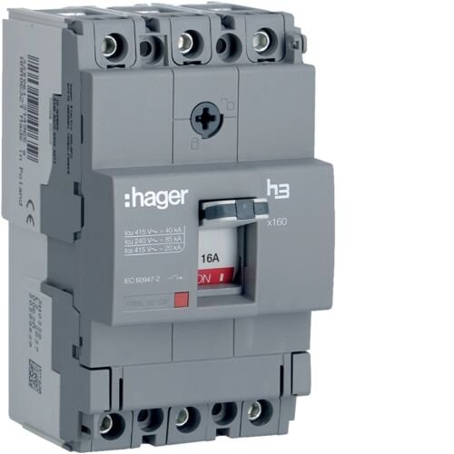 3P 40kA 16A sbt/sbt Kompak Şalter x160