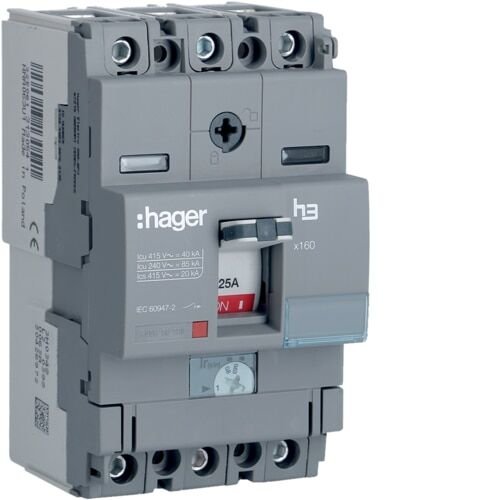 3P 40kA 25A ayr/sbt Kompak Şalter x160