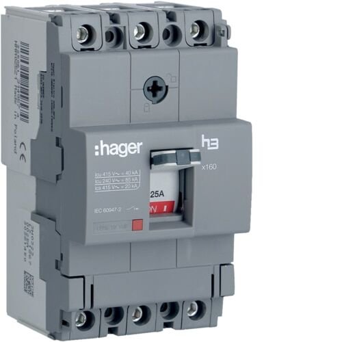 3P 40kA 25A sbt/sbt Kompak Şalter x160
