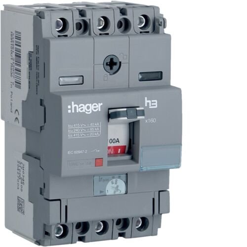 3P 40kA 100A ayr/sbt Kompak Şalter x160