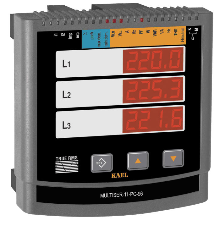 Kael  MULTISER-11-pc-96 ŞEBEKE ANALİZÖRÜ TFT EKRAN