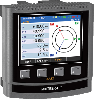 Kael  MULTISER-53-PC-TFT ŞEBEKE ANALİZÖRÜ TFT EKRAN
