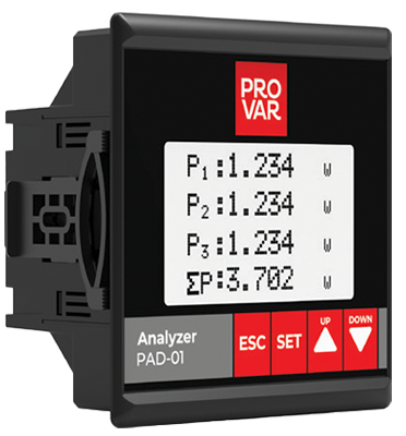 Provar (PAA-01) Dijital Enerji Analizörü