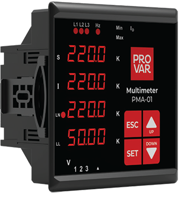 Provar (PMD-02A) Setli Multimetre (LCD Ekran) 800V