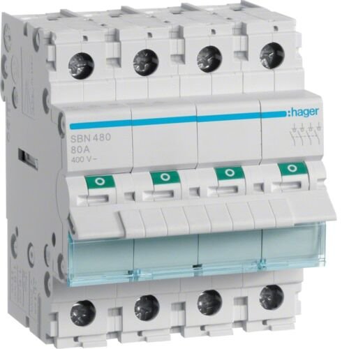 4P 80A Modüler Yük Ayırıcı