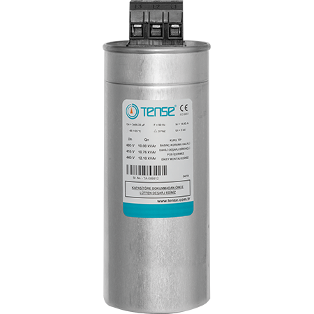 Tense (TTKB-12.5) 12.5 kvar/525V Trifaze kondansatör