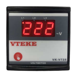 Vteke 3 Fazli Voltmetre 72X72 Seçmeli