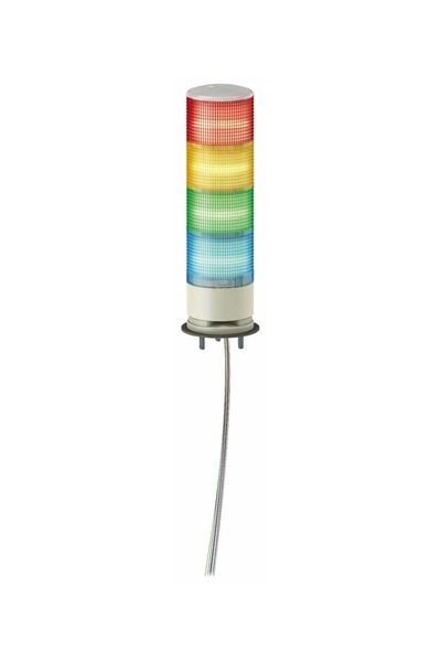 Schneider (XVGB4SW) IP42  Kornalı      Doğrudan bağlantı  4Kat   Kırmızı & Sarı & Yeşil & Mavi  φ60mm  Monoblok Şeffaf dış yüzey Işıklı Kolonlar   24V AC/DC   LED Sabit ışıklı