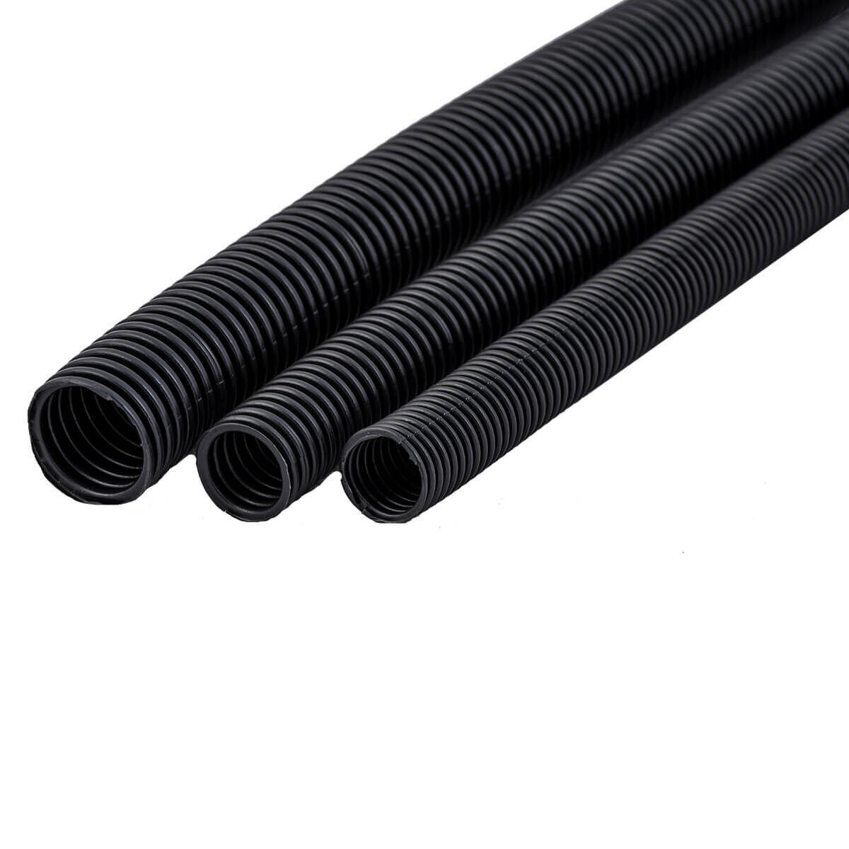 Zeybek 14 mm Spiral Boru Siyah (1 metre)
